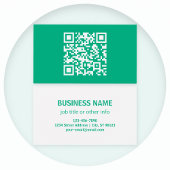 編集可能なQRコード独自の生成 | ティール(緑がかった色)緑