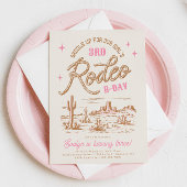 編集可能なRodeoバースデーパーティ招待状 招待状