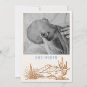 編集可能なRodeo月次フォトバナーカード 招待状 (正面)