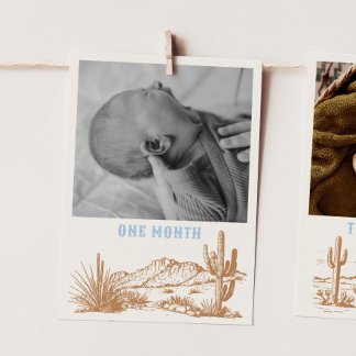 編集可能なRodeo月次フォトバナーカード 招待状