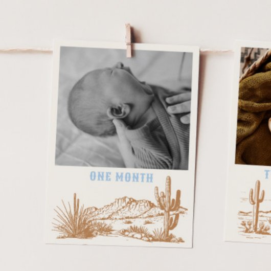 編集可能なRodeo月次フォトバナーカード 招待状