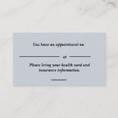 編集可能アイクリニック 名刺 (裏面)