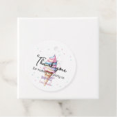 編集可能アイスクリームサンキューラベル フェイバータグ (インサイチュ)