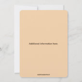 編集可能アイリッシュグリーンビールシャームロックSt patricks day 招待状 (裏面)