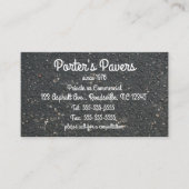 編集可能アスファルト舗装材 名刺 (正面)