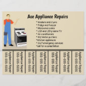 編集可能アプライアンスによる電話番号の修復 チラシ (正面)