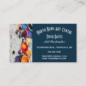 編集可能アートインストラクター 名刺 (正面)