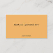 編集可能アートスタジオ 名刺 (裏面)