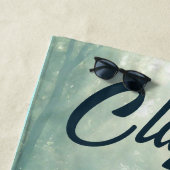 編集可能イルカ ビーチタオル (インサイチュ)