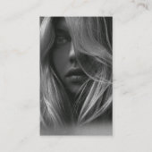 編集可能インフルエンサーのコンテンツ作成者シルバー 名刺 (正面)