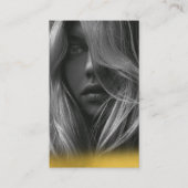 編集可能インフルエンサーのコンテンツ作成者金ゴールド 名刺 (正面)