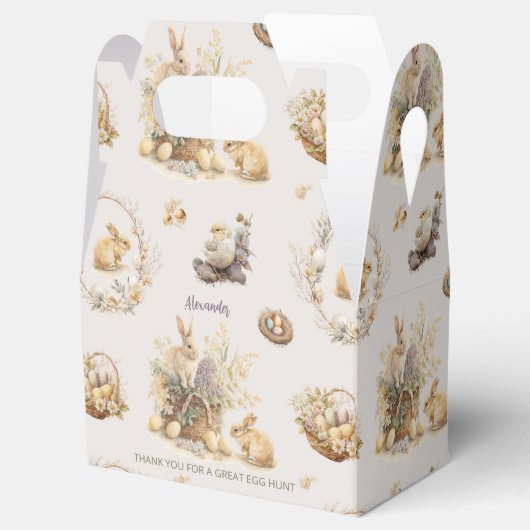 編集可能イースターバニー卵狩り抱き枕お気に入りボックス フェイバーボックス (オープン)