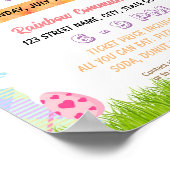 編集可能イースターポットラックフライヤー ポスター (角)