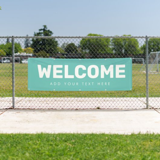 編集可能ウェルカムバナーポスタービニールアナウンス 横断幕 (インサイチュ)