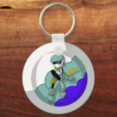 編集可能エアフローカバーのキーチェーン キーホルダー (正面)