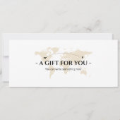 編集可能エジプトボーディングパス飛行機チケット 招待状 (裏面)