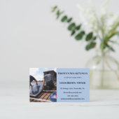 編集可能エネル太陽のギーパネル名刺 名刺 (スタンド正面)