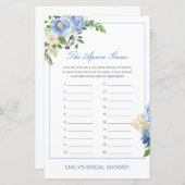 編集可能エプロンゲームブライダルシャワーゲーム (正面/裏面)