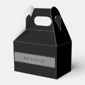 編集可能エレガントスクリプトビジネス名/その他の文字 フェイバーボックス (正面サイド)