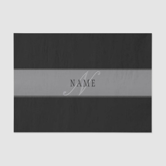 編集可能エレガントスクリプトビジネス名/その他の文字 薄葉紙 (正面)