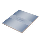 編集可能エレガントモノグラム書スクリプト | ブルー タイル (側面)