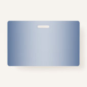 編集可能エレガントモノグラム書スクリプト | ブルー バッジ (裏面)