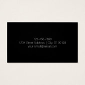 編集可能エレガント文字とフェモダンーディングパープルカラー (裏面)