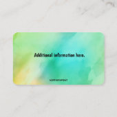 編集可能オス10フィットネスクラスパス 割引カード (裏面)