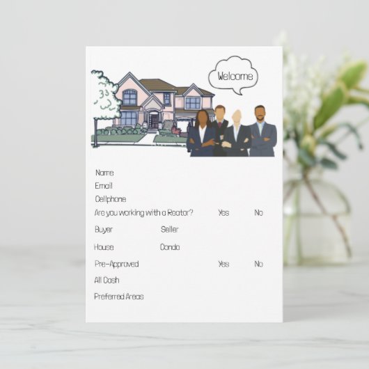 編集可能オープンハウス実在型枠不動産業者の購入者 シーズンカード (スタンド正面)