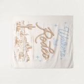 編集可能カウボーイパーティータペストリー タペストリー (正面(横))