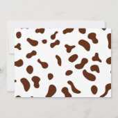 編集可能カウボーイ誕生日フォト招待状 招待状 (裏面)