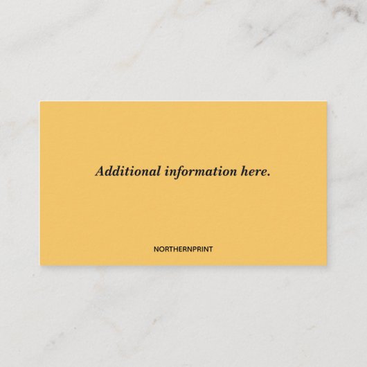 編集可能カクテルガラスバーテンダー 名刺 (裏面)