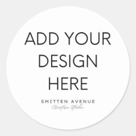 編集可能カスタムな ラウンドシール