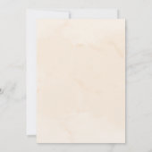 編集可能カスタムなBooties最初の誕生日 招待状 (裏面)