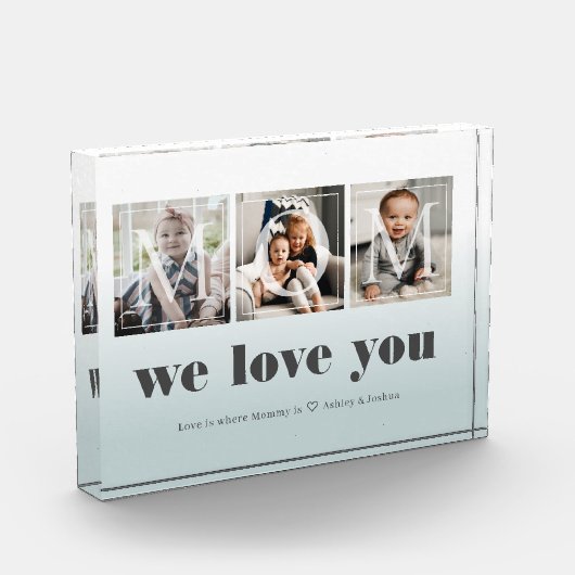 編集可能カスタムなMomフォトコラージュ フォトブロック (左)