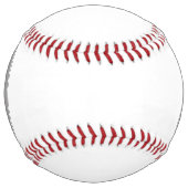 編集可能カップルイニシャル |白とグレー ソフトボール (正面)