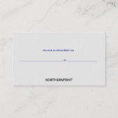 編集可能カドゥセウス医療プロフェッショナル事業 名刺 (裏面)