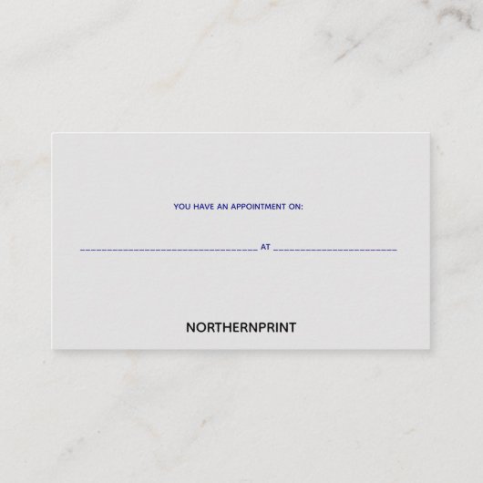 編集可能カドゥセウス医療プロフェッショナル事業 名刺 (裏面)