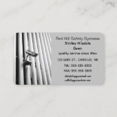 編集可能カメラホームセキュリティ名刺 名刺 (正面)