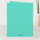 編集可能カラフルバルーンと風車誕生日 カード (裏面)