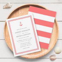 編集可能カラーいかりとストライプ白結婚色