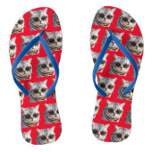 編集可能カラーおもしろいカスタムの写真を追加する ビーチサンダル (ソール)