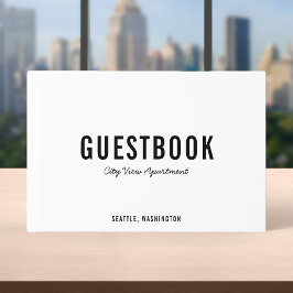 編集可能カラーはっきりしたとスクリプモダントのゲストブック ゲストブック