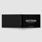 編集可能カラーはっきりしたとスクリプモダントのゲストブック ゲストブック (全面)