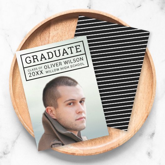 編集可能カラーグリッド写真大学院の発表 招待状