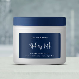 編集可能カラースクリプトミニマリスト製品ラベル ラベル