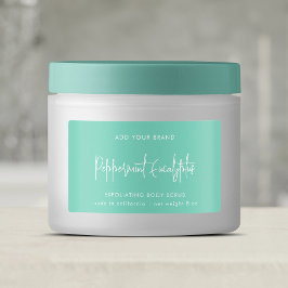 編集可能カラースクリプトミニマリスト製品ラベル ラベル