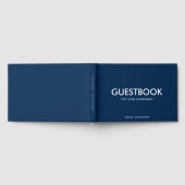 編集可能カラースタイリッシュサンセリフモダン ゲストブック (全面)