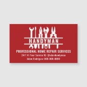 編集可能カラーハンドマージャービジネス磁気カード (正面)