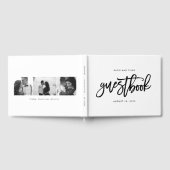 編集可能カラーブラシチャームBCC結婚の ゲストブック (全面)